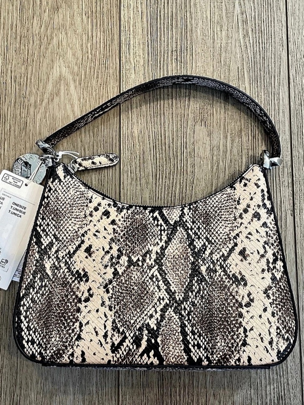 Stella McCartney by H&M Snake Print Shoulder Bag NWT
